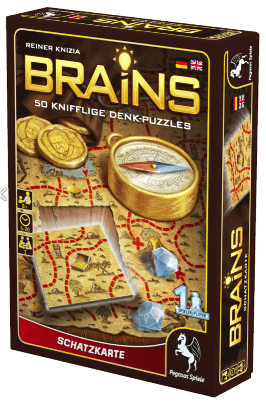 Brains - Treasure Map - Reiner Knizia Brains (800x800), Png Download