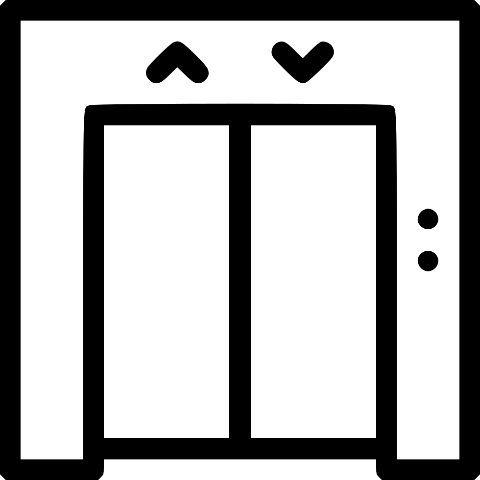 Png File Svg - Elevator (980x980), Png Download