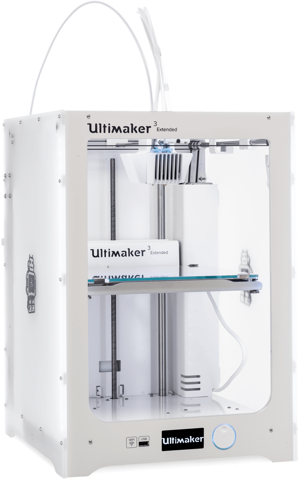 Ultimaker 3 Extended 3d Printer - 3d Printer Ultimaker 3 (1363x2048), Png Download