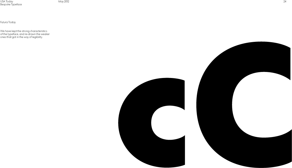 Usa Today Font Presenatation 24 - Circle (1005x650), Png Download