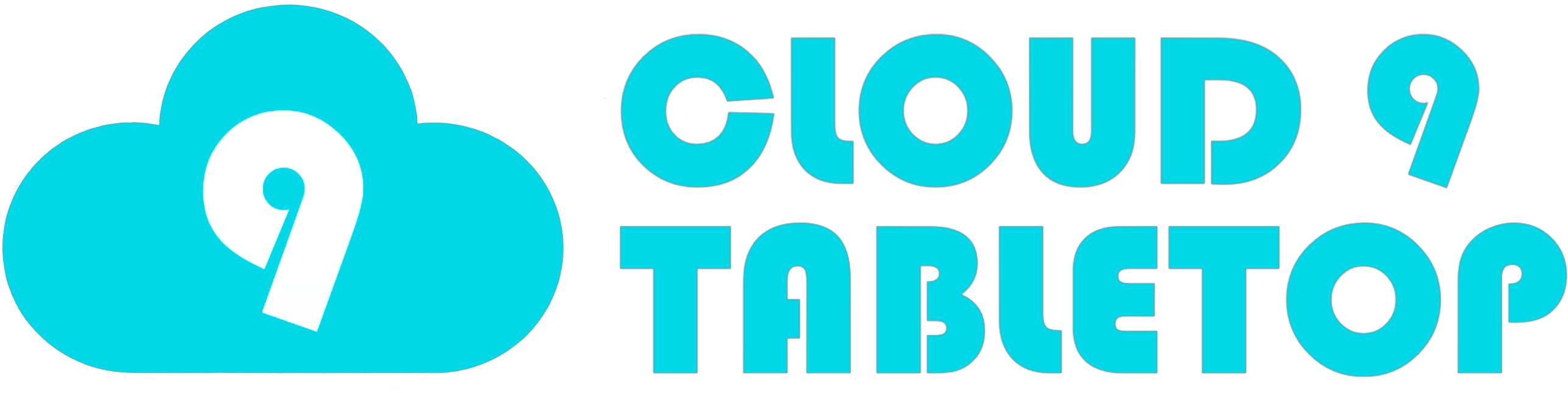Cloud 9 Tabletop - Circle (2595x696), Png Download