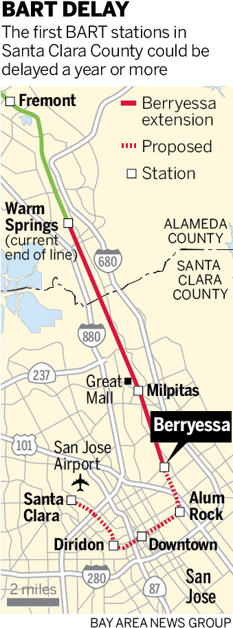 “vta Is Making Every Effort To Replace The Parts In - Map (359x928), Png Download