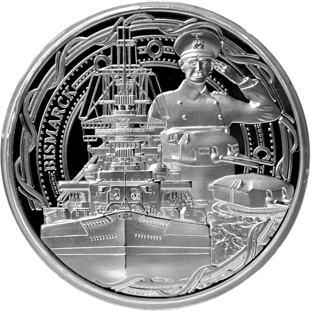 Battleship Bismarck - Circle (1024x1024), Png Download