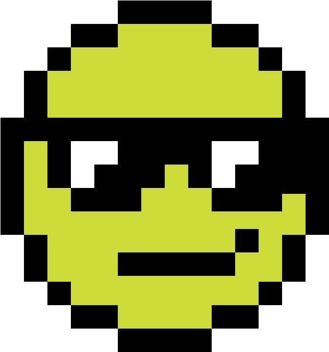 The Emoji - Lit - Emoji Pixel Art (1200x1200), Png Download