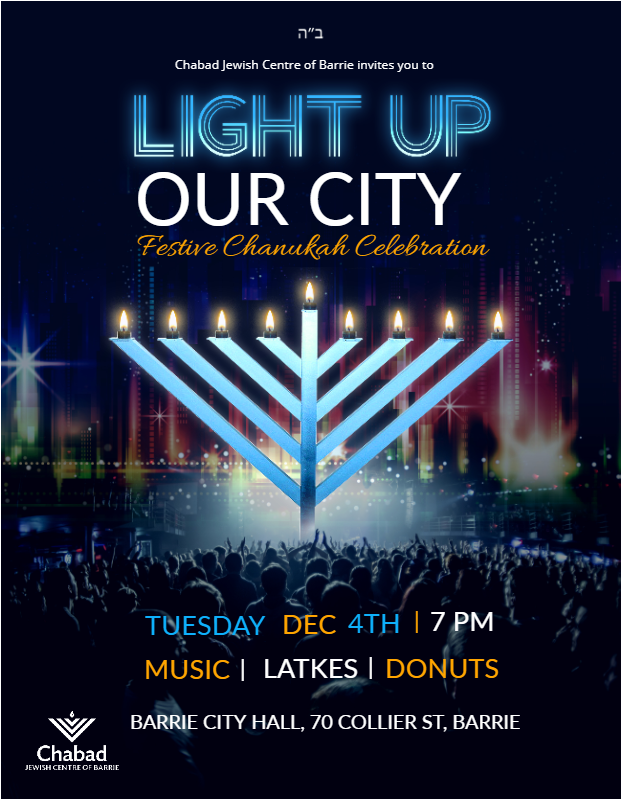 Chabad Jewish Centre Of Barrie - Poster (800x800), Png Download