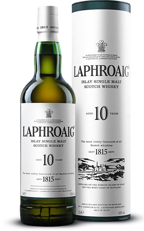 Laphroaig 10 Years (474x761), Png Download