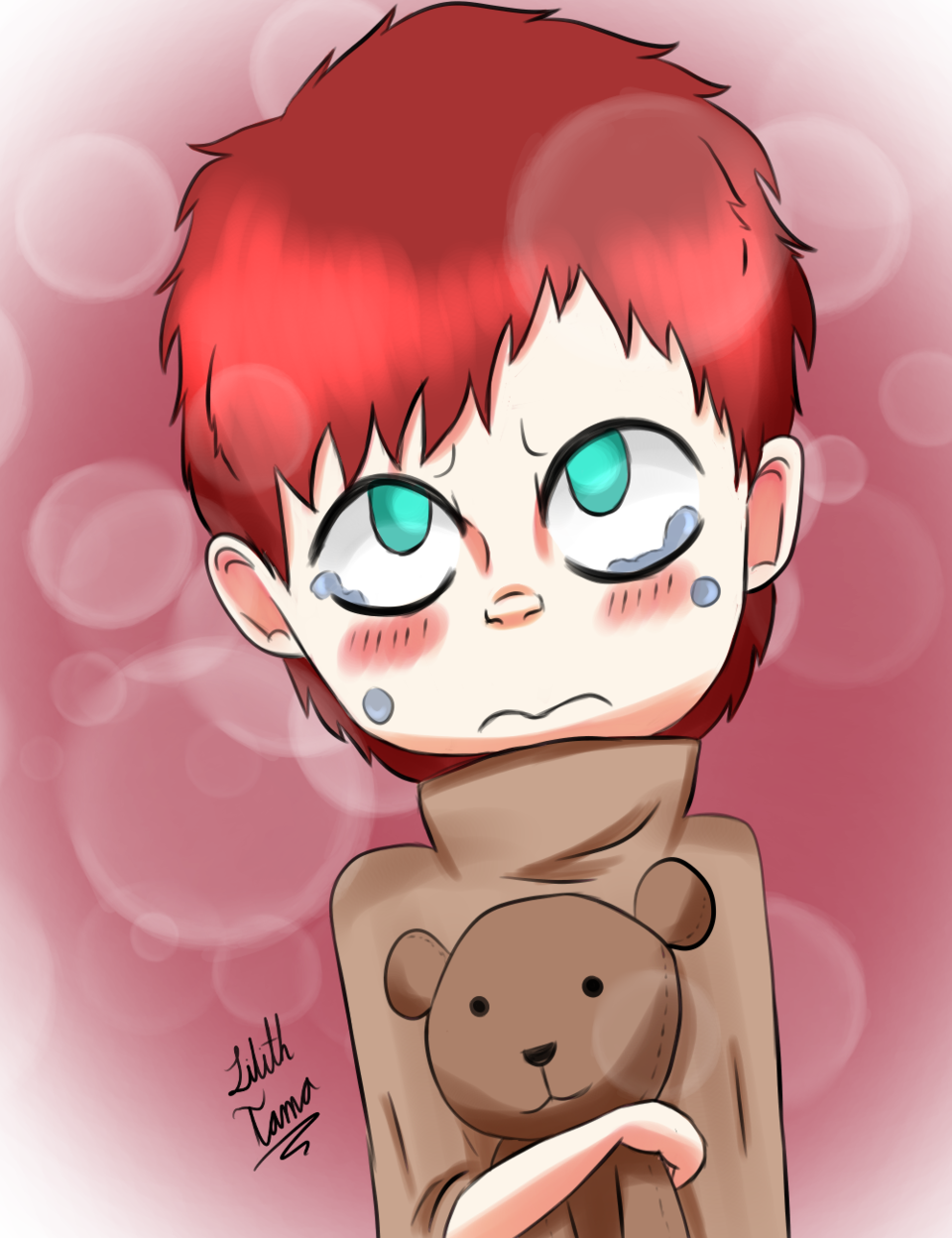 Gaara - Cartoon (960x1248), Png Download