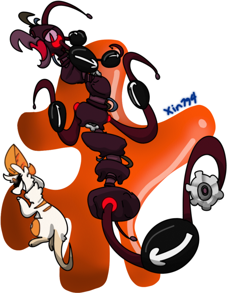 Cannon Form By Xin794 - Cartoon (778x1004), Png Download