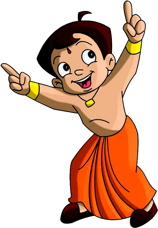 Kid Playing - Chhota Bheem Pics Download (568x824), Png Download