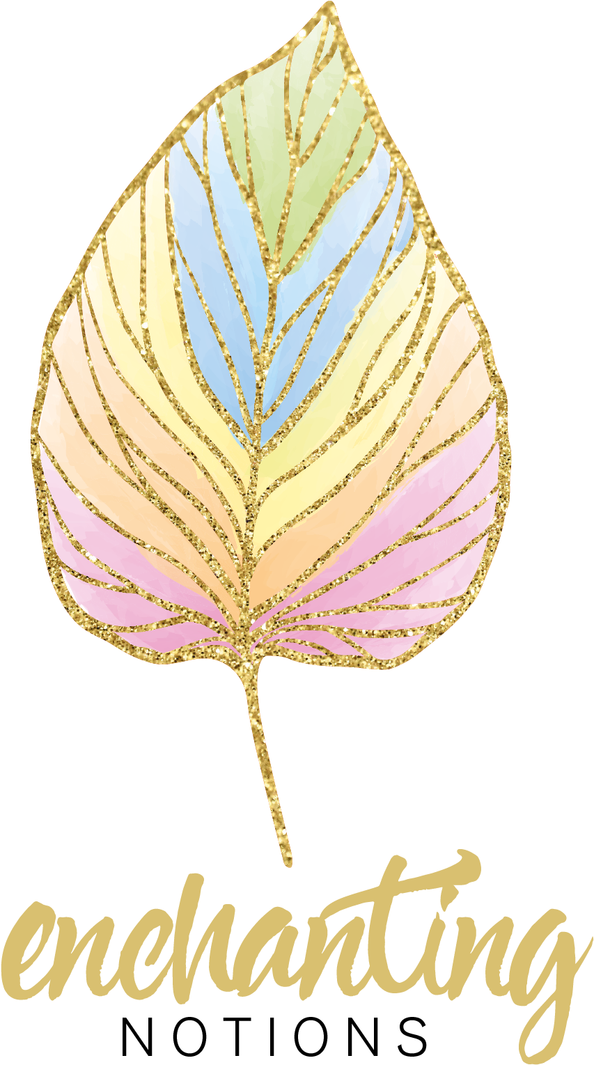 Cropped-161229 Logo Enchantingnotions Schwarz13 - Floral Design (1982x1710), Png Download