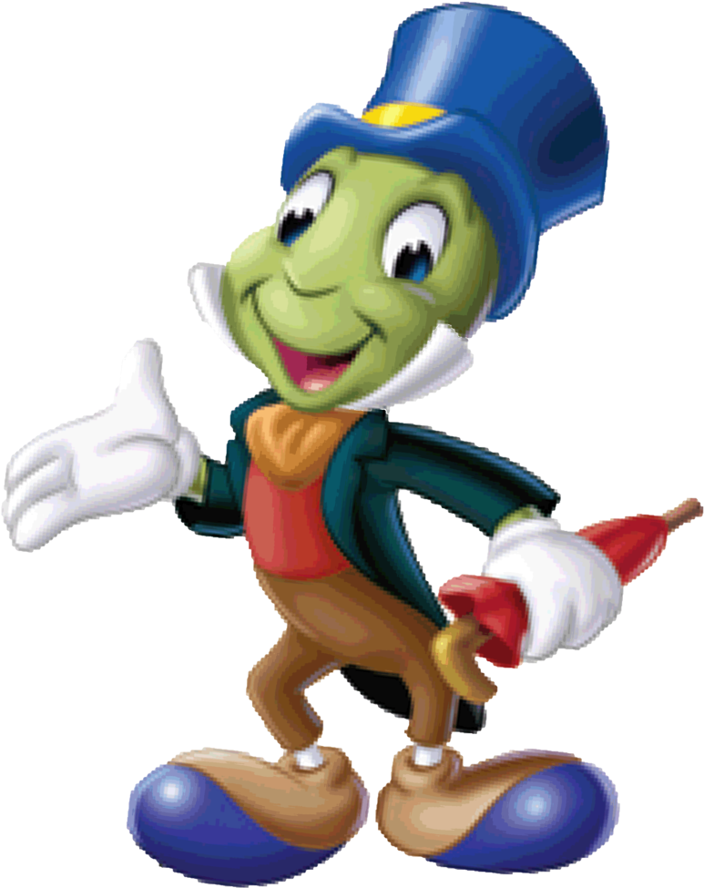 Jiminy Cricket Png Transparent Image - Jiminy Cricket (800x1123), Png Download
