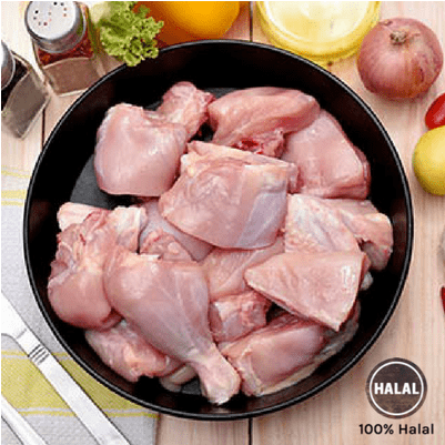 Chicken Curry Cutmixed Chicken - Cut Chicken Curry Pieces (600x600), Png Download