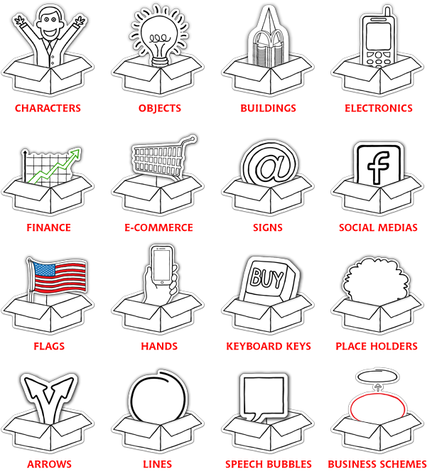 Adobe After Effects Template (615x667), Png Download