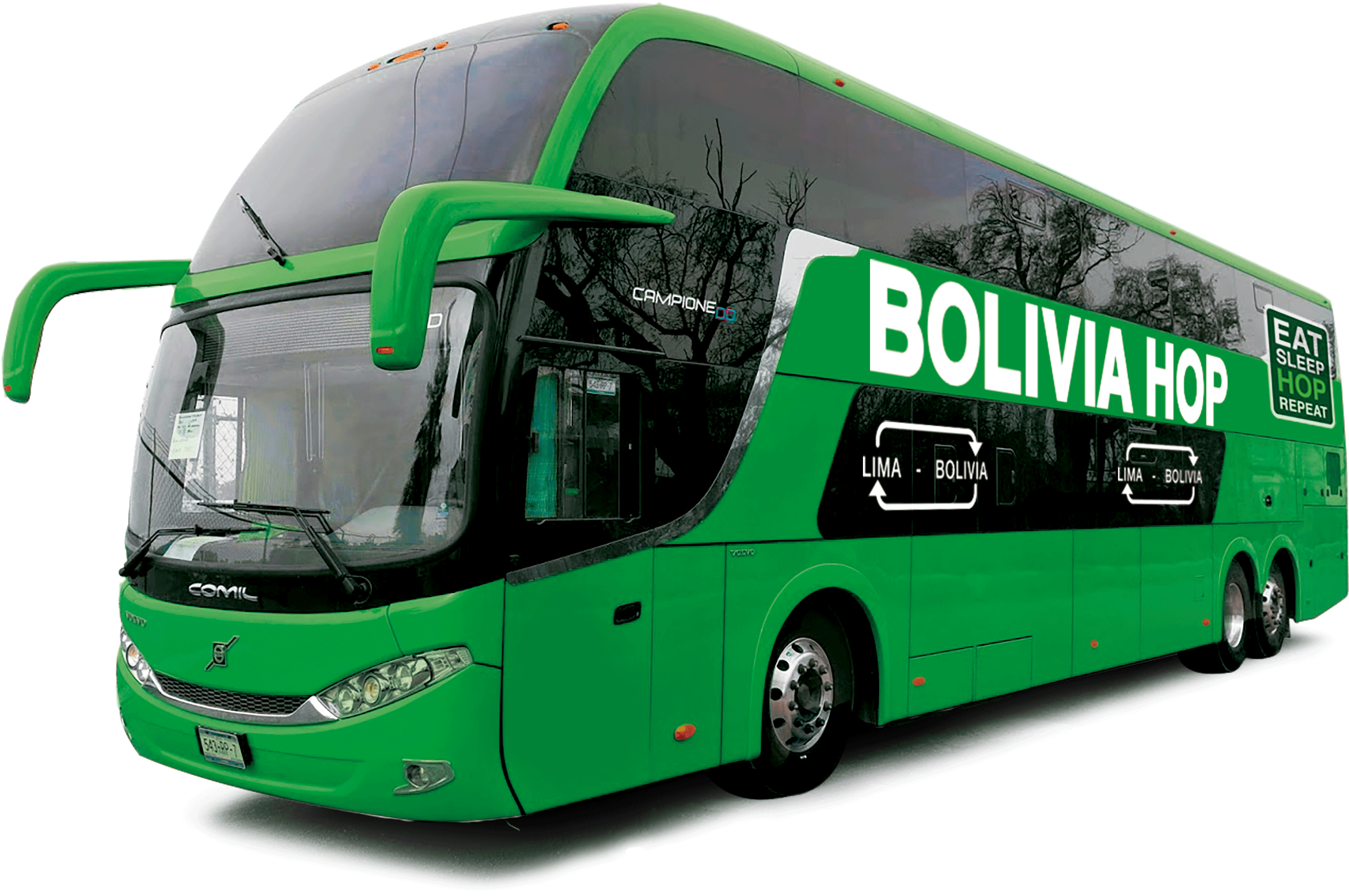 Want More Details On How Bolivia Hop Works Below Is - Double-decker Bus (3000x2044), Png Download