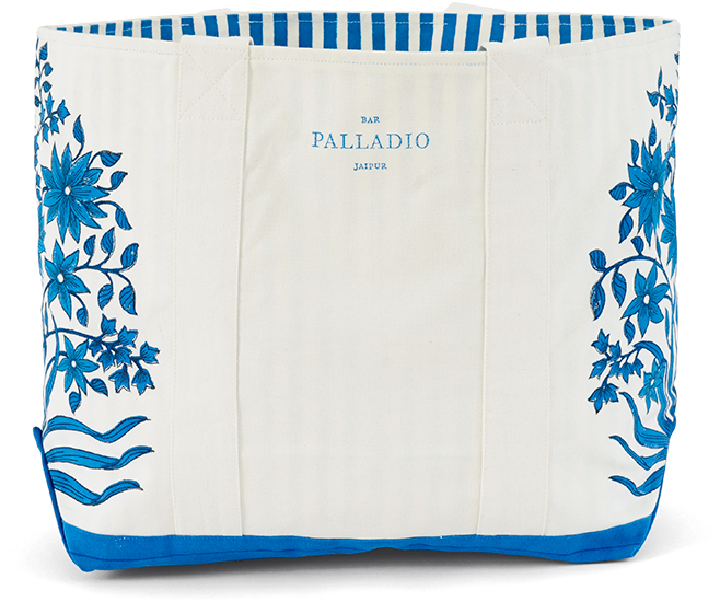 The Palladio Tote, Entirely Hand-block Printed In The - Paper (800x600), Png Download