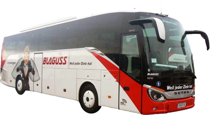 Setra S 515 Hd - Tour Bus Service (900x499), Png Download