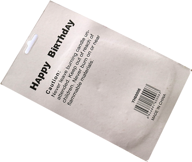 China Star Birthday Candles, China Star Birthday Candles - Paper (1000x1000), Png Download