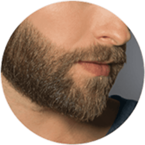 Beard Styling - Short Beard Contour (800x800), Png Download