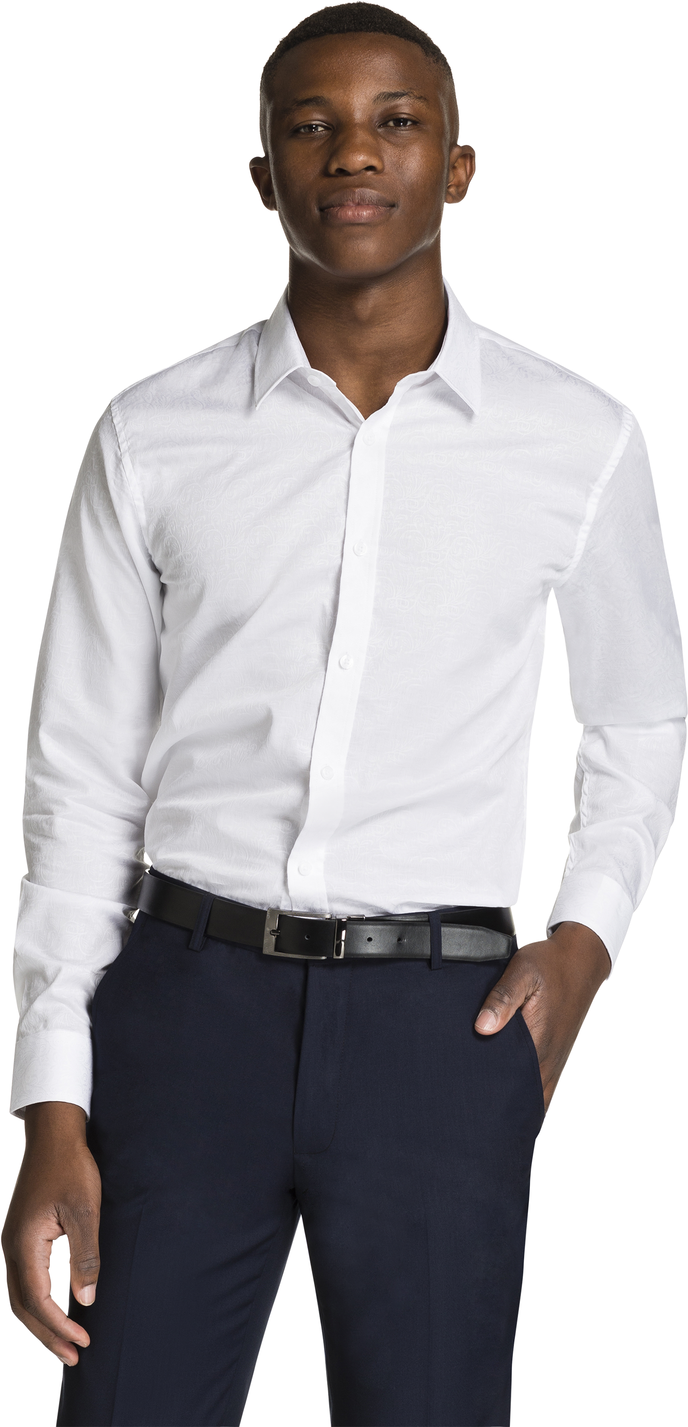 White Chapel Dress Shirt - Formal Wear (3000x3000), Png Download
