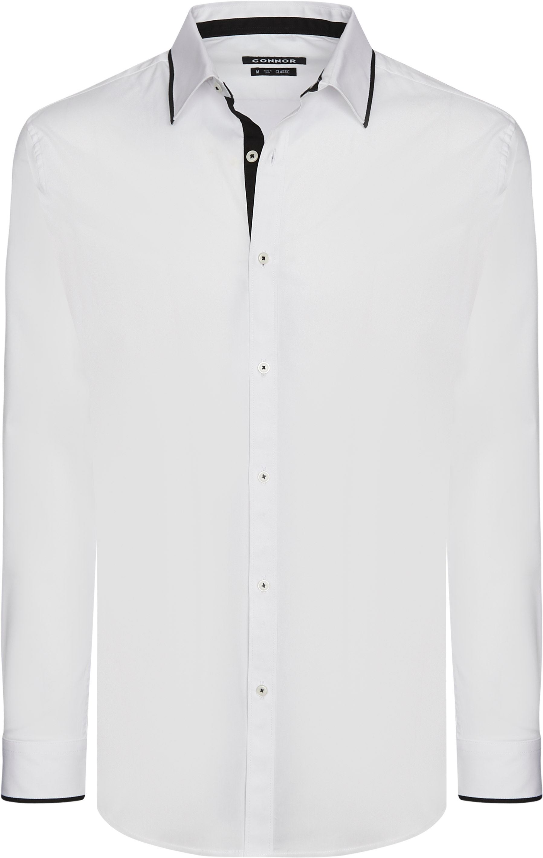 White Muswell Dress Shirt - Formal Wear (3000x3000), Png Download