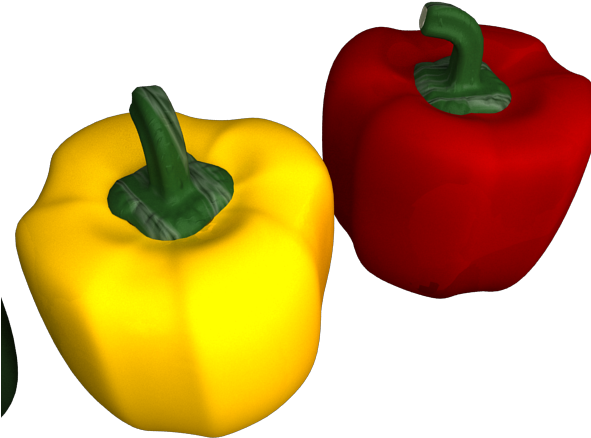 Pepp2 - Yellow Pepper (590x590), Png Download