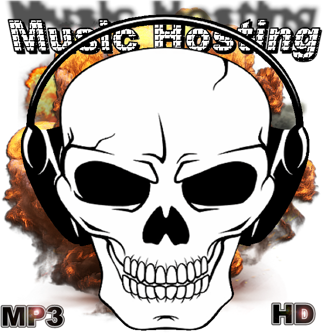 Music Hosting - Skull (700x700), Png Download