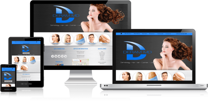 Responsive Medical Website Design Is The Recommended - Responsive Design Medical Website Png (800x401), Png Download