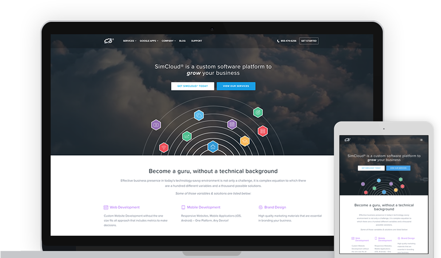 Responsive Web Design - Tablet Computer (1576x945), Png Download