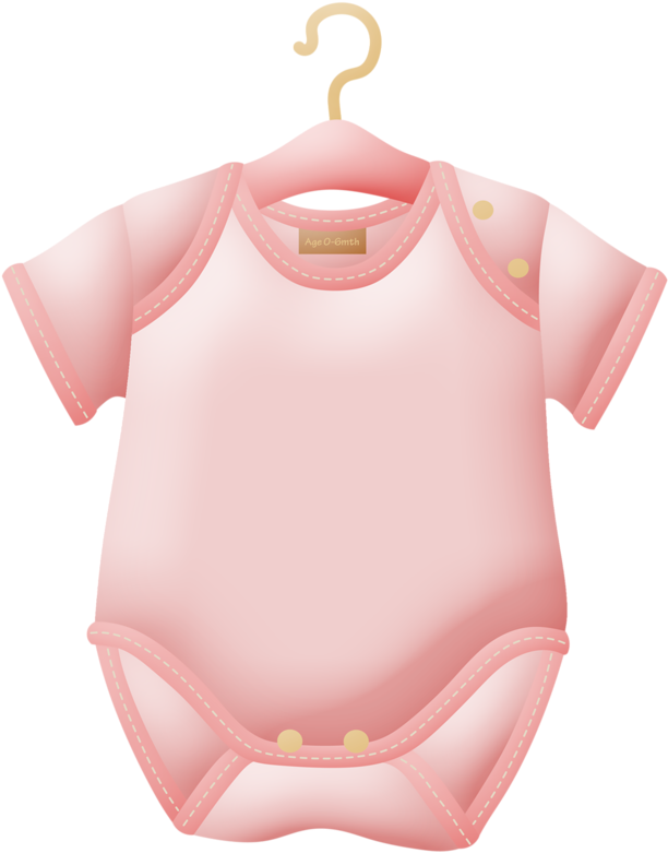 Фото, Автор Cadi - Baby Onesie Girl Clipart (645x800), Png Download