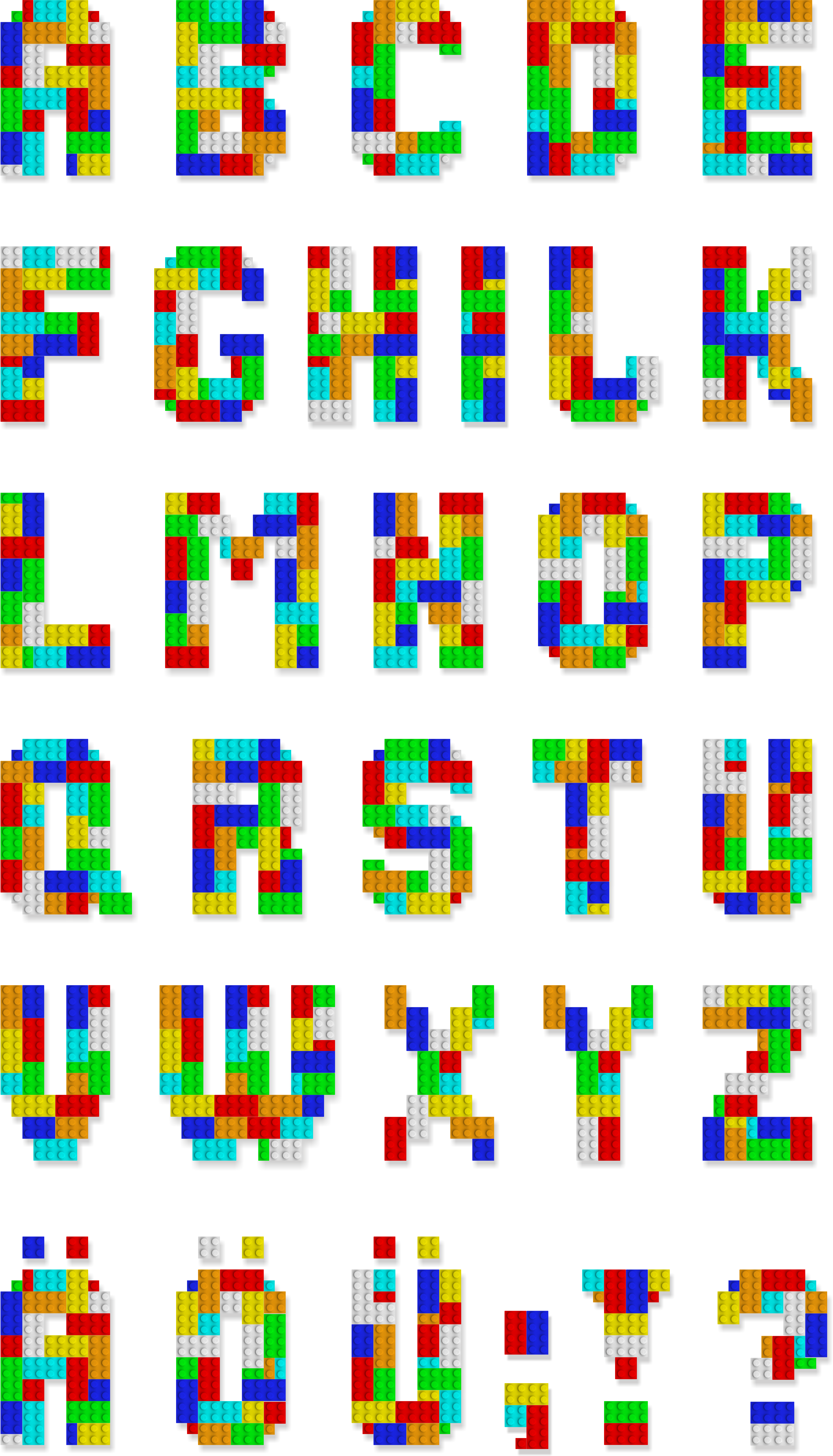 lego letters