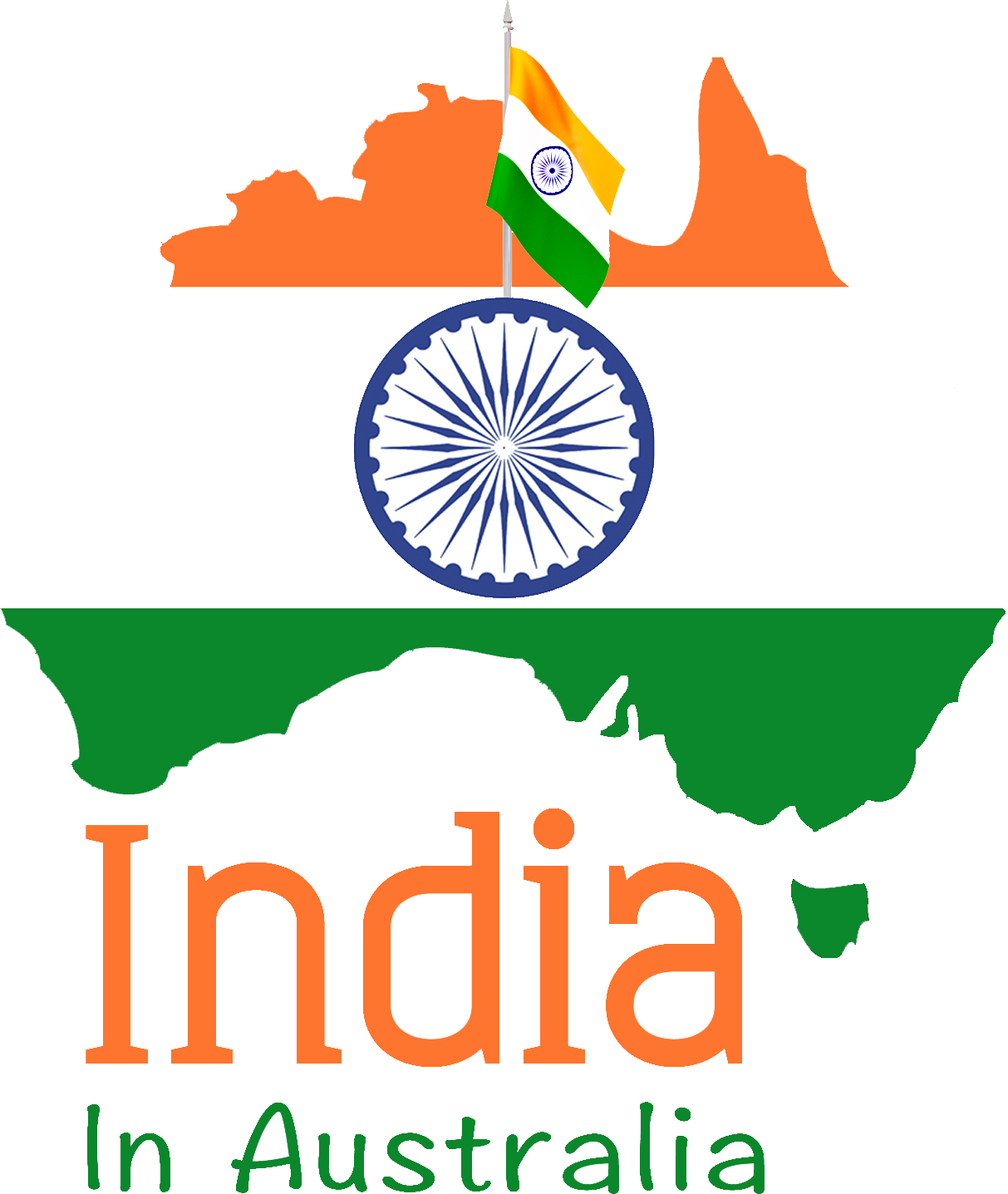 India In Australia Logo - Indian Flag Circle Png (1213x1437), Png Download
