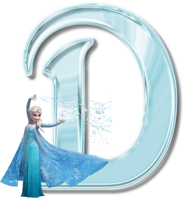 Alphabets By Mônica Michielin - Alphabet Frozen (900x900), Png Download