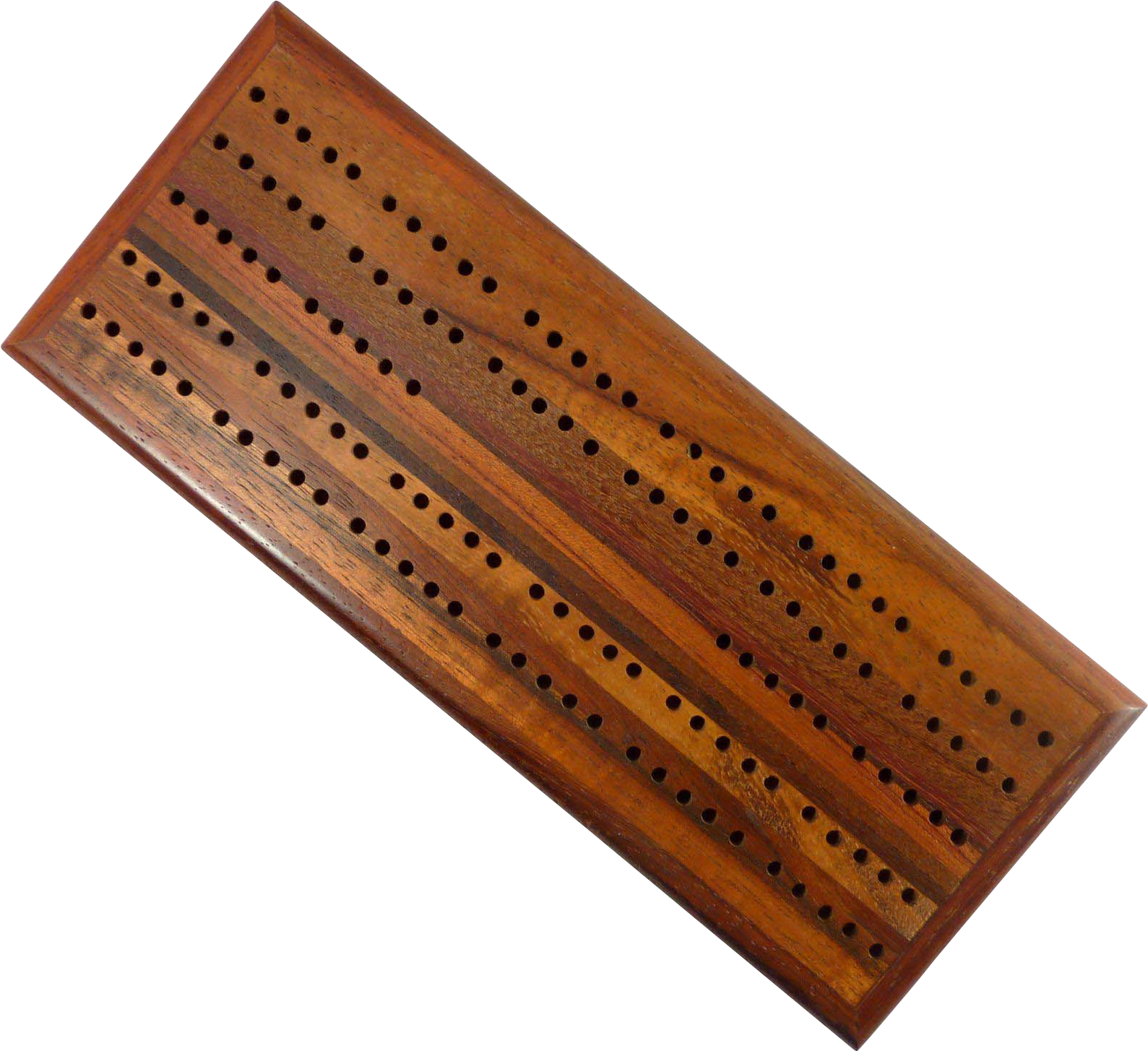 Beautiful Wood Cribbage Board With Original Pegs From - Plywood (1588x1588), Png Download