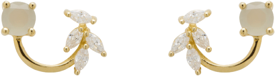 Electra Gold - Earrings (800x800), Png Download