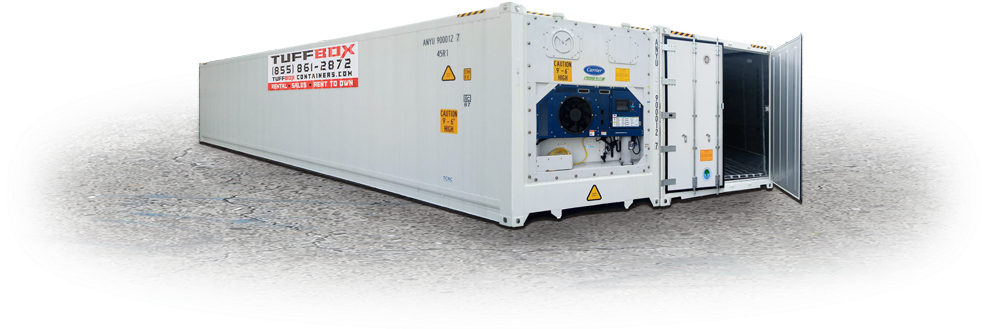Our Refrigerated Storage Containers Are The Industry's - Trailer Truck (1000x416), Png Download
