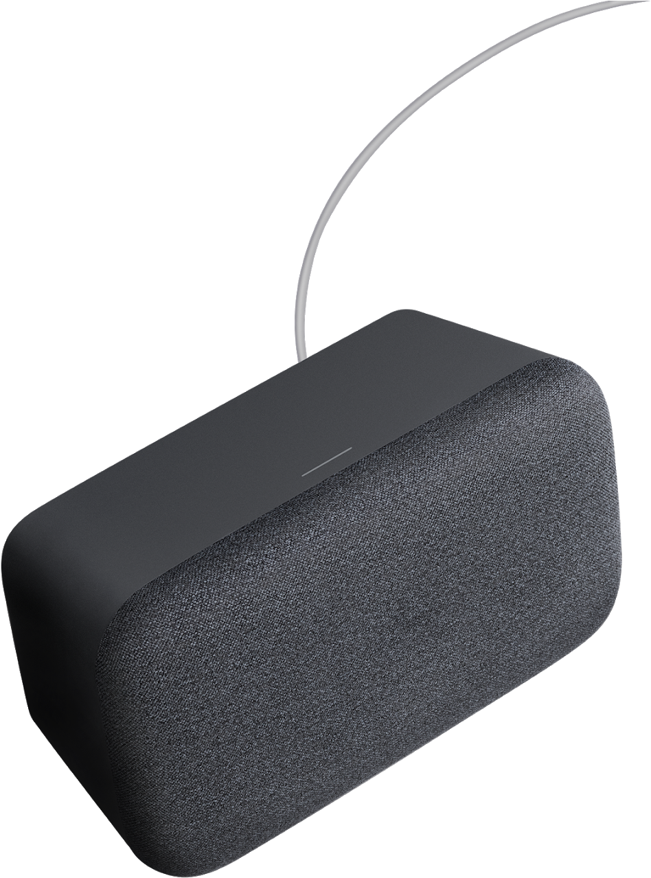 Google Home Max Smart Speaker, - Rear-view Mirror (1425x1361), Png Download