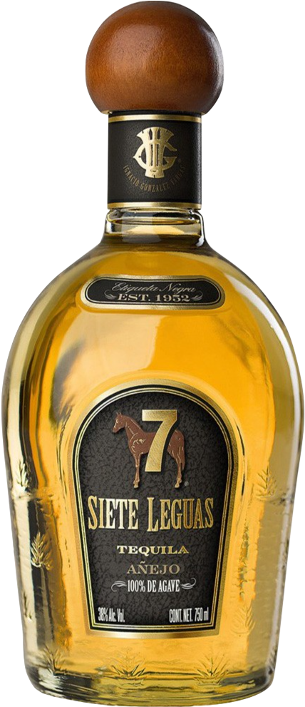 Tequila 7 Leguas Anejo - 7 Leguas Tequila (428x991), Png Download