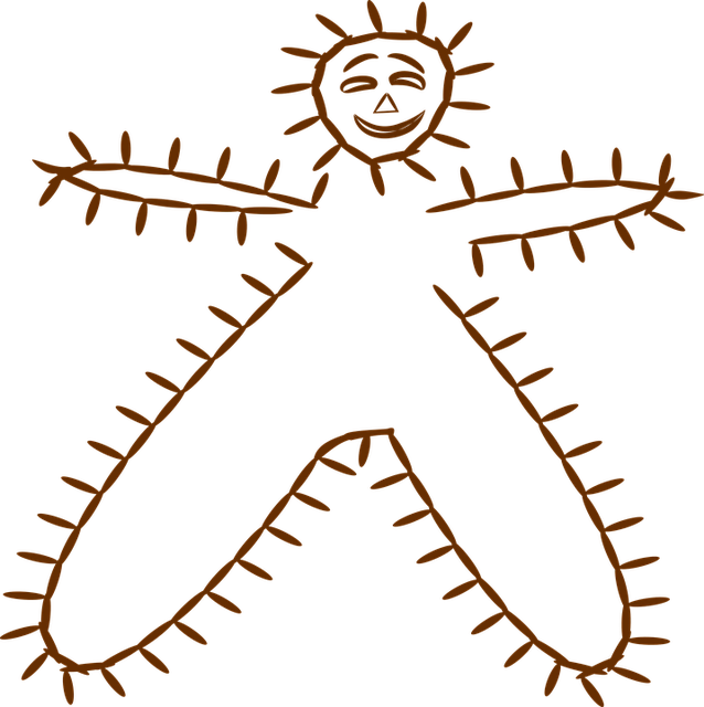 Cartoon, Extension, Scatter - Stitch Man (638x640), Png Download