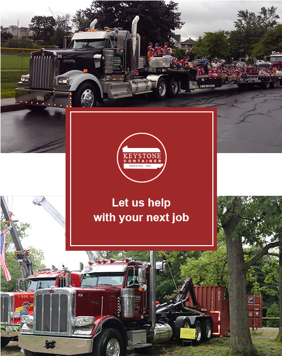 Keystone Container Community Outreach Community Business - Trailer Truck (576x756), Png Download