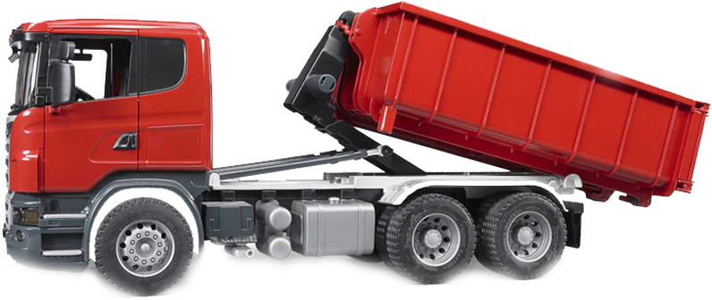 Arm Roll Truck - Bruder 03522 (800x800), Png Download