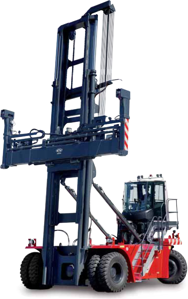Empty Container Handling Lift Trucks - Machine (650x1030), Png Download
