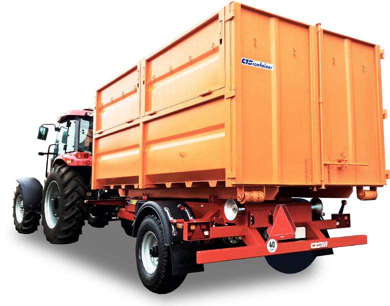 Agriculture - Trailer Truck (876x616), Png Download