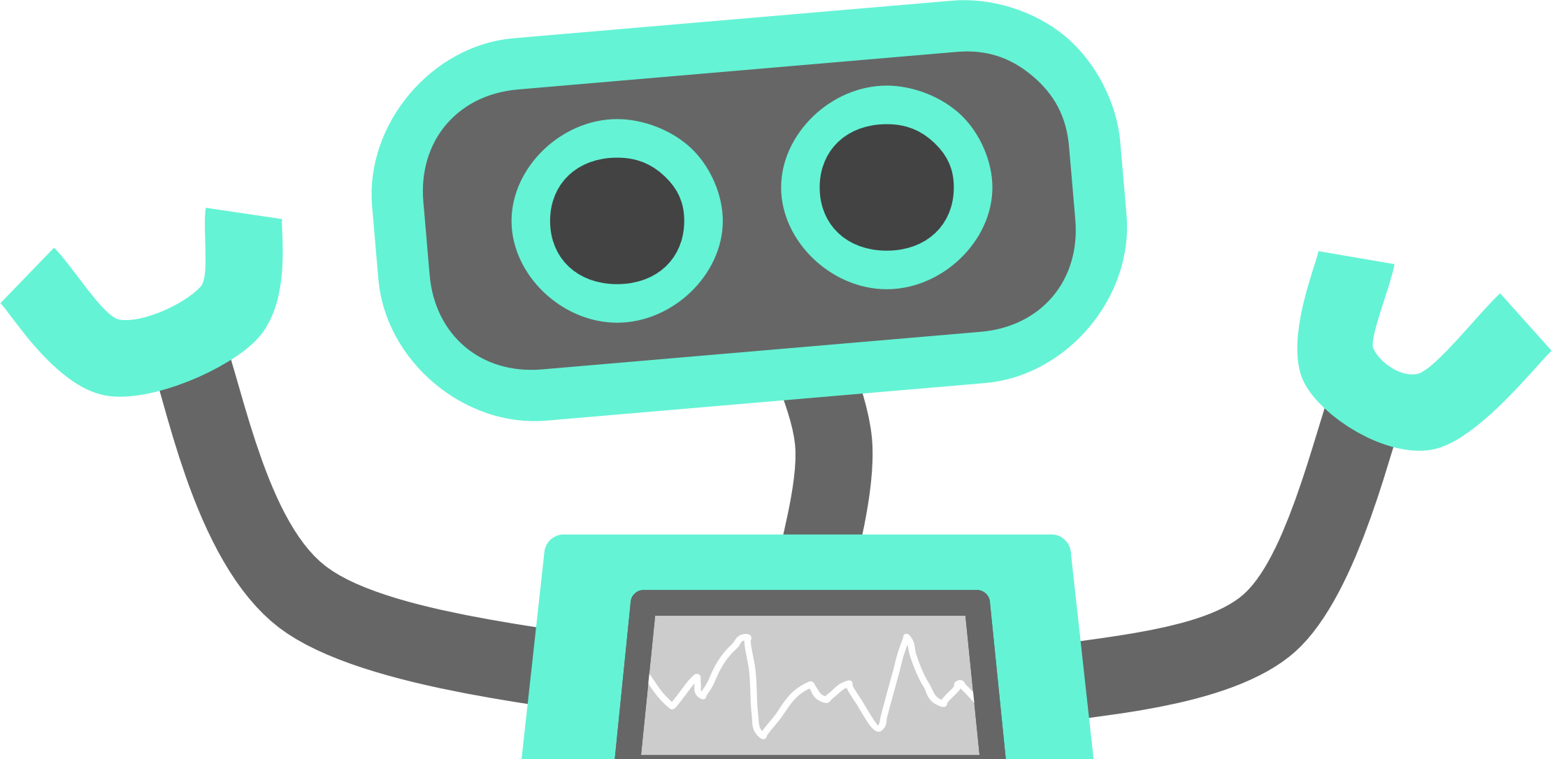 Ai Support Software - Robotics Clipart (2220x1086), Png Download