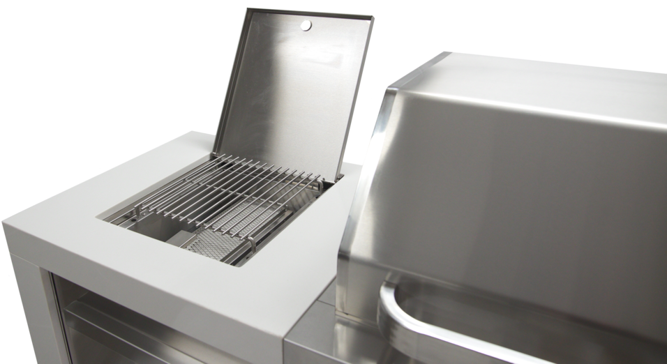 Side Burner - Outdoor Grill Rack & Topper (1000x596), Png Download