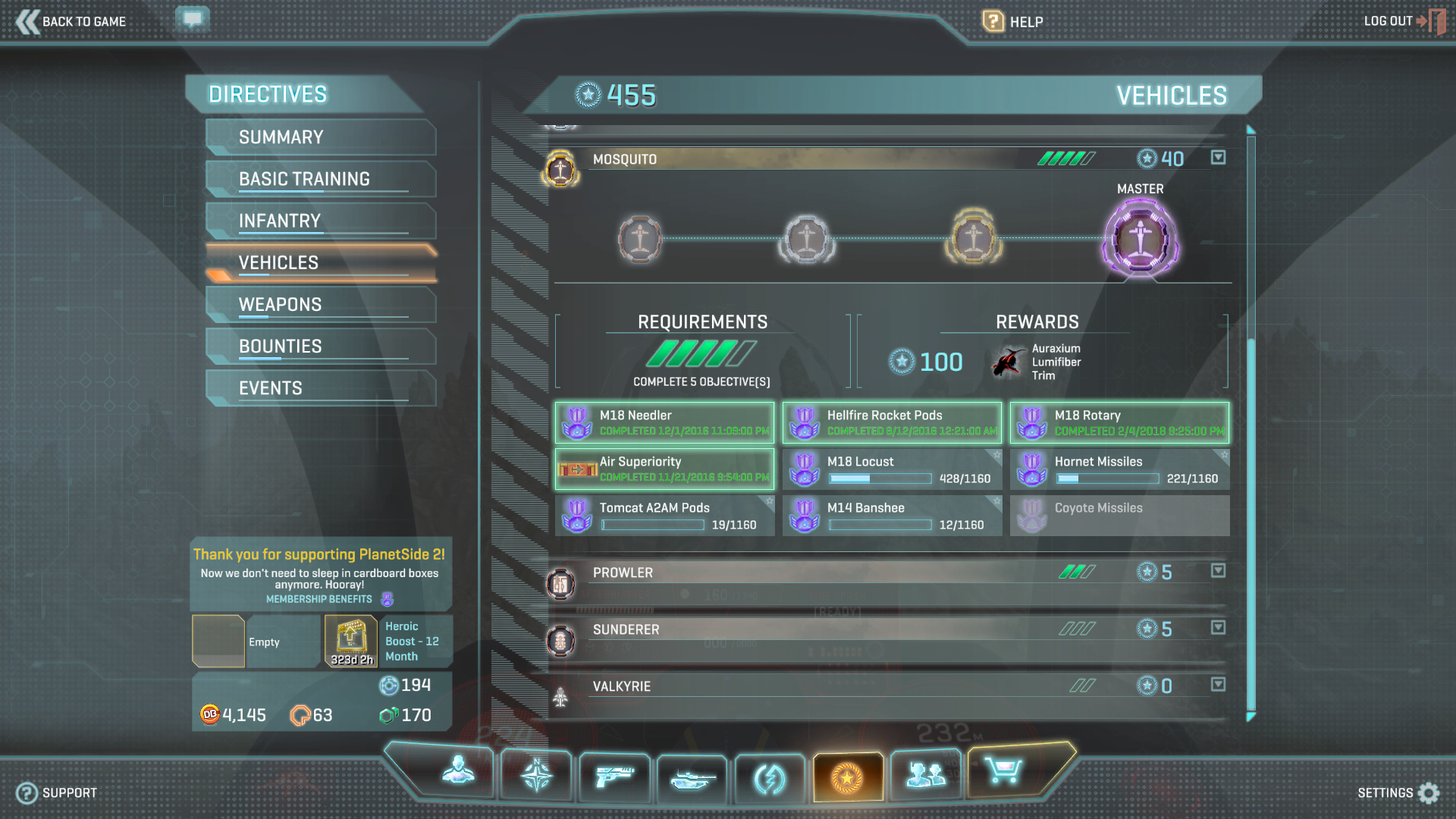 60 Hours Later, And Finally Auraxed The Rotary - Planetside 2 Worn Panel Camo (1920x1080), Png Download