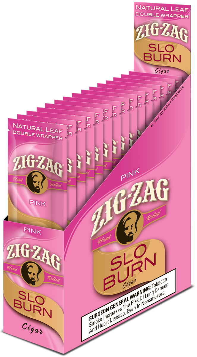 Zig-zag - Zig Zag Slow Burn Wraps (663x1200), Png Download