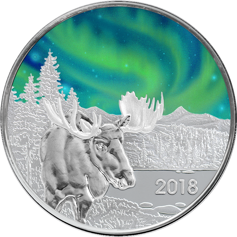 Td Northern Lights Silver Round - Emblem (800x800), Png Download