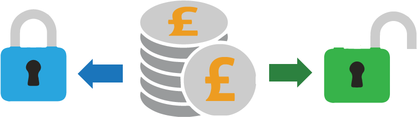 What Is The Difference Between A Secured Loan And An - Unsecured Loans Icon Png (900x450), Png Download
