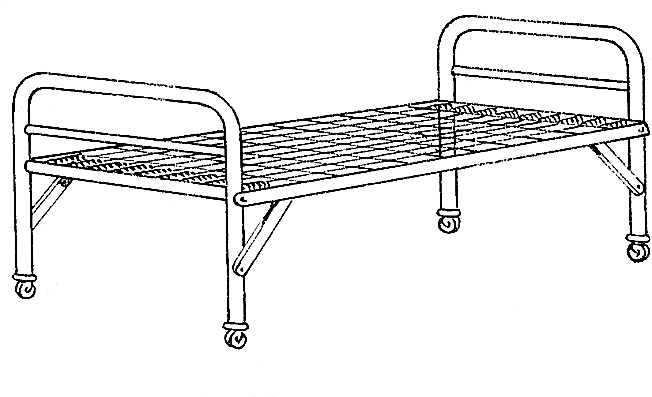 Cot Transparent Background (2434x1405), Png Download