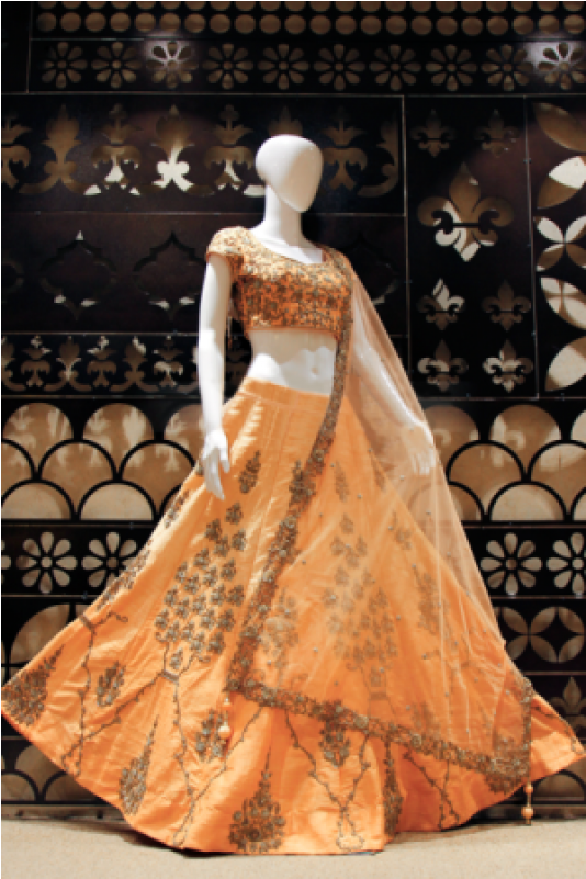 Petal Peach Bridal Silk Heavy Designer Lehenga For - Latest Lehenga Designs In Peach Colour (800x800), Png Download